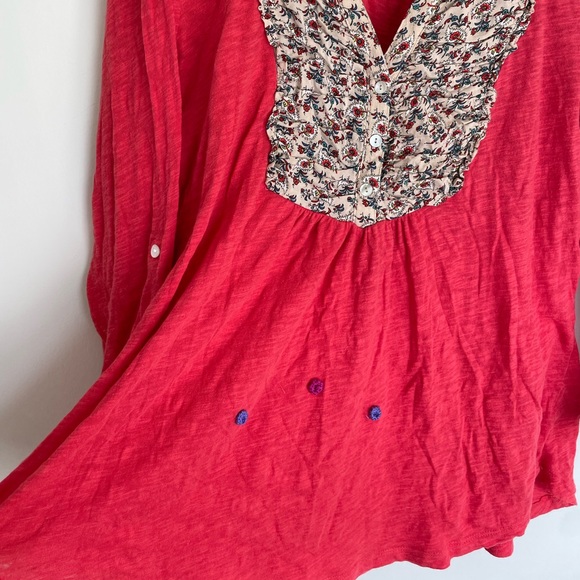 Anthropologie Deletta M floral knit top - Picture 4 of 10